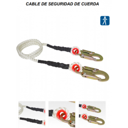 Cable seguridad cuerda trenzada diámetro 1/2″ 1